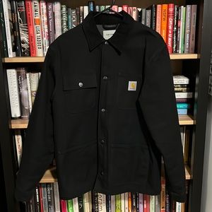 Carhartt WIP Michigan Winter Chore Coat in Black Medium